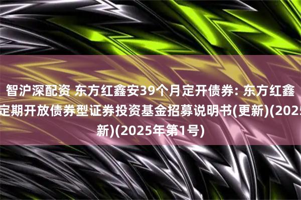 智沪深配资 东方红鑫安39个月定开债券: 东方红鑫安39个月定期开放债券型证券投资基金招募说明书(更新)(2025年第1号)